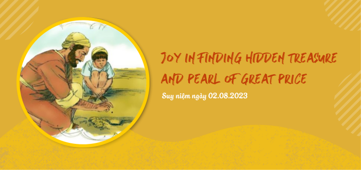 Joy in finding hidden treasure and pearl of great price Suy niệm ngày