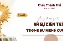 Chầu Thánh Thể – Thứ Năm, ngày 30.10.2025