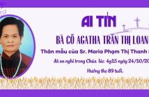 Ai tín: Bà Cố của Sr. Maria Phạm Thị Thanh Nga, OP
