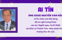 Ai tín: Ân nhân qua đời – Ông Giuse Nguyễn Văn Mẫn