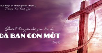 Thiên Chúa yêu thế gian đến nỗi đã ban Con Một – CN 24 TN, năm C