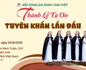 Thánh lễ Tuyên khấn Lần Đầu – năm 2025 tại Hội dòng Đa Minh Tam Hiệp