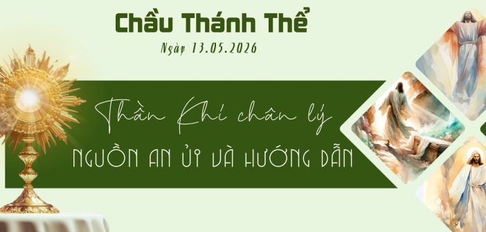 Chầu Thánh Thể – Thứ Tư ngày 13.05.2026