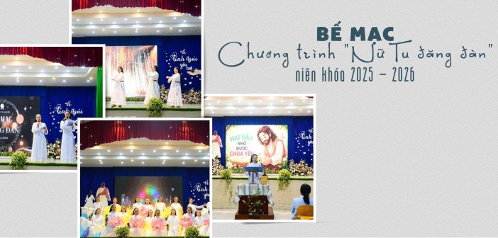 Bế mạc chương trình “Nữ Tu đăng đàn” niên khóa 2025 – 2026