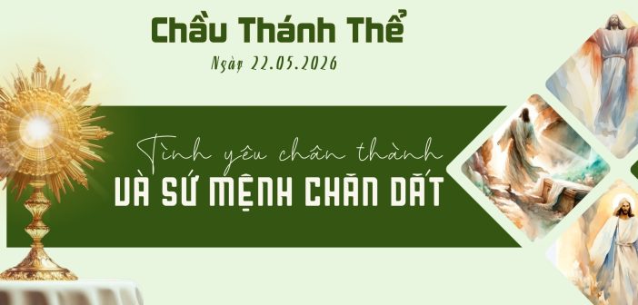 Chầu Thánh Thể – Thứ Sáu, ngày 22.05.2026