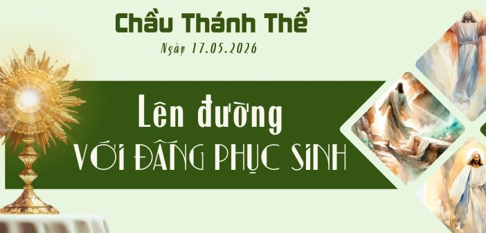 Chầu Thánh Thể – Chúa Nhật, ngày 17.05.2026