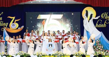 Diễn nguyện mừng kỷ niệm 75 năm thành lập Hội dòng