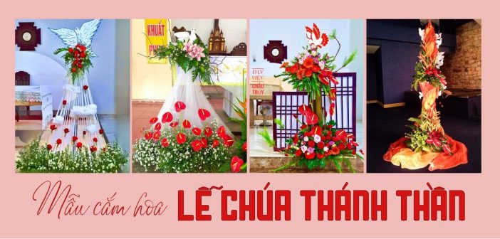 Các mẫu cắm hoa Lễ Chúa Thánh Thần
