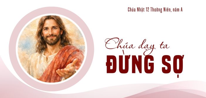 Chúa dạy ta đừng sợ – Chúa Nhật 12 Thường Niên, năm A