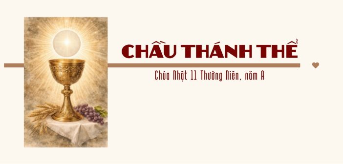 Chầu Thánh Thể – Chúa Nhật 11 Thường Niên, năm A
