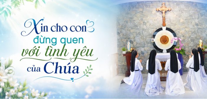Xin cho con đừng quen với tình yêu của Chúa