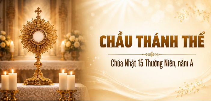 Chầu Thánh Thể – Chúa Nhật 15 Thường Niên A