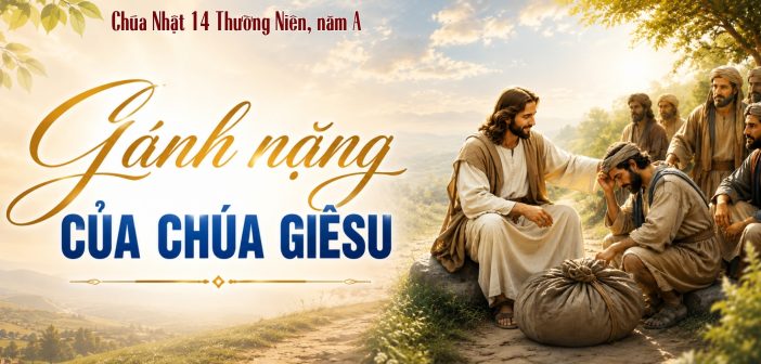 Gánh nặng của Chúa Giêsu – Chúa Nhật 14 Thường Niên, năm A