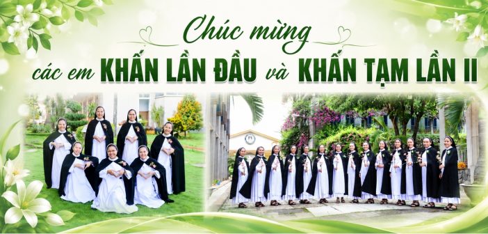 Chúc mừng các em Tuyên khấn Lần đầu và Khấn tạm lần II