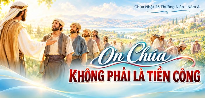 Ơn Chúa không phải là tiền công – CN 25 Thường Niên, năm A