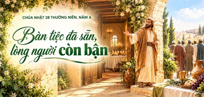 Bàn tiệc đã sẵn, lòng người còn bận – CN 28 Thường Niên, năm A
