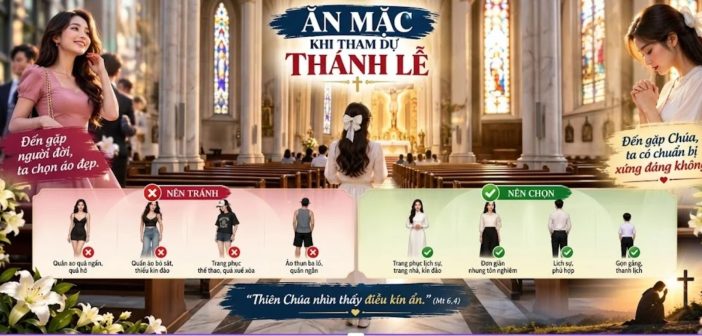Ăn mặc khi tham dự Thánh Lễ